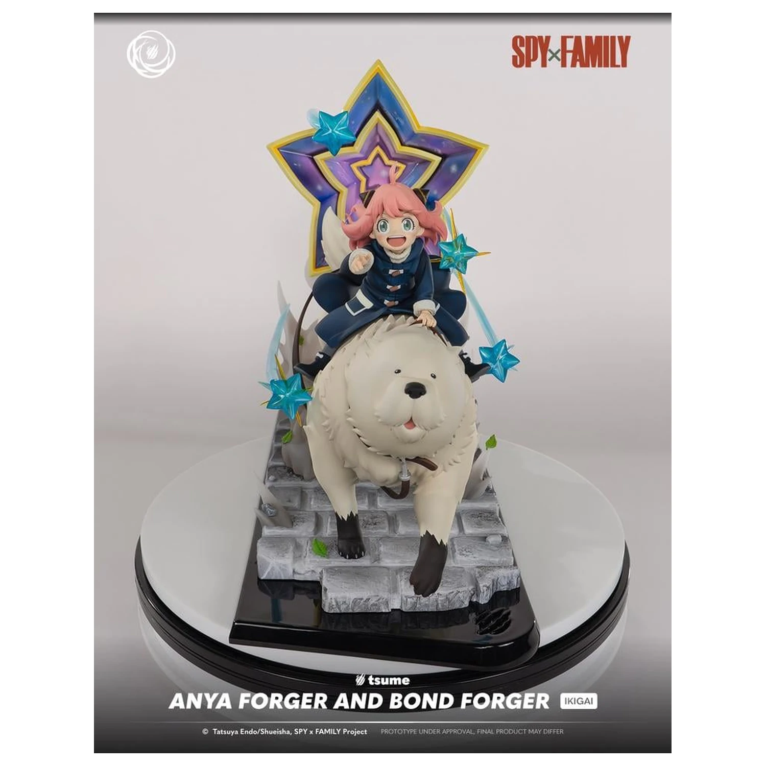 Spy x Family Anya Forger & Bond szobor figura Ikigai 1/6 By Tsume 32cm termékfotó