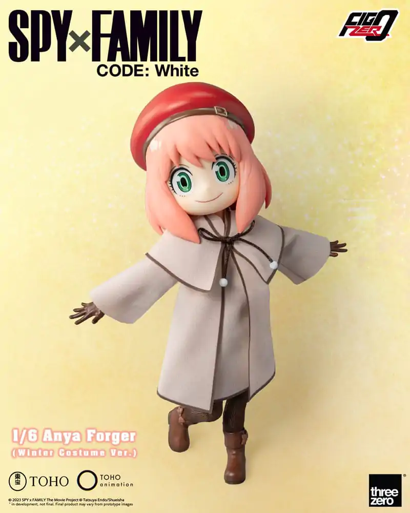 Spy x Family Code: White FigZero Action Figure 1/6 Anya Forger Winter Costume Ver. 17 cm termékfotó