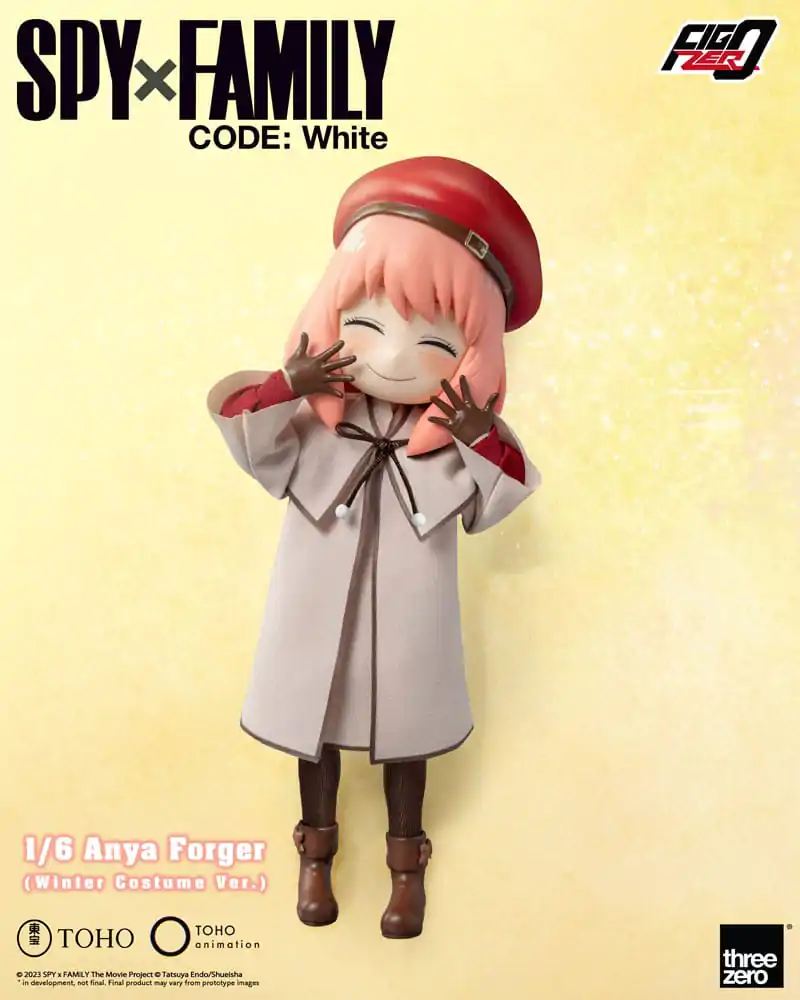 Spy x Family Code: White FigZero Action Figure 1/6 Anya Forger Winter Costume Ver. 17 cm termékfotó