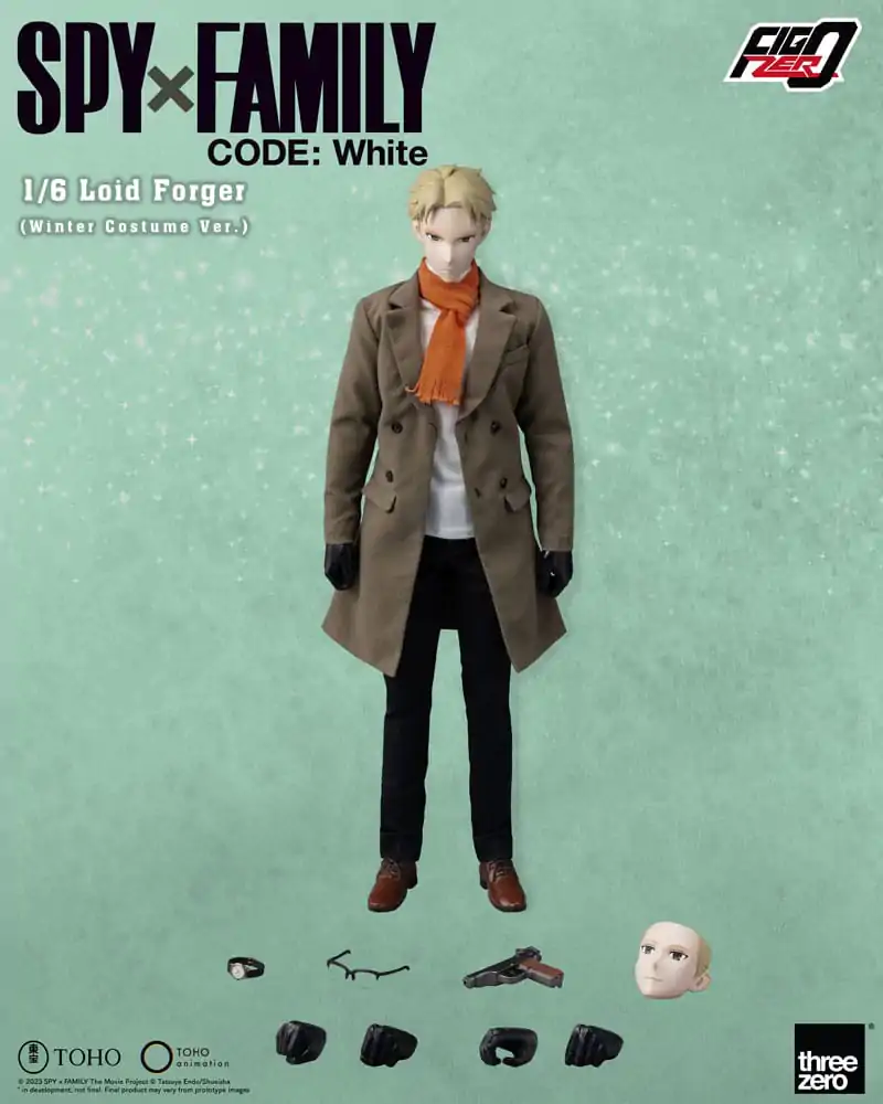 Spy x Family FigZero akciófigura 1/6 Loid Forger (Winter Costume Ver.) 31 cm termékfotó