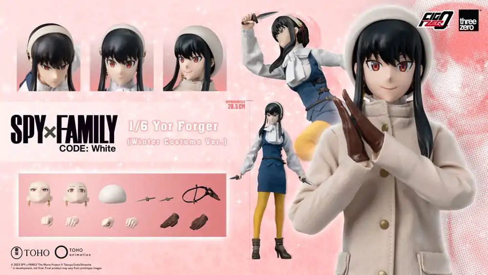 Spy x Family FigZero Action Figure 1/6 Yor Forger (Winter Costume Ver.) 28 cm termékfotó