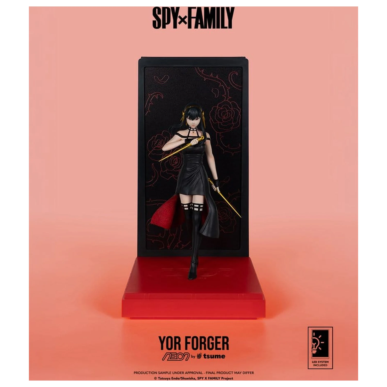 Spy x Family Neon figura 1/9 Yor Forger 20 cm termékfotó