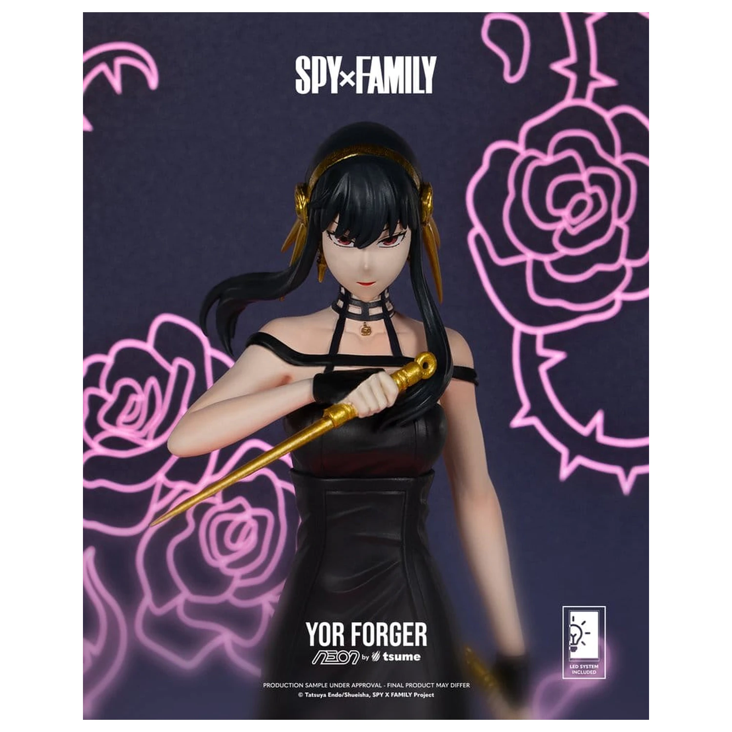 Spy x Family Neon figura 1/9 Yor Forger 20 cm termékfotó