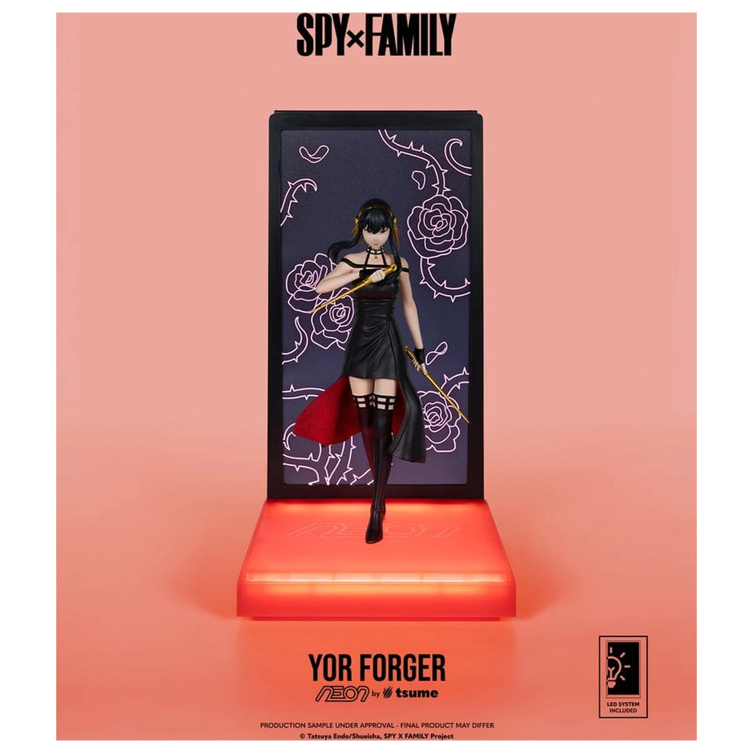 Spy x Family Neon figura 1/9 Yor Forger 20 cm termékfotó