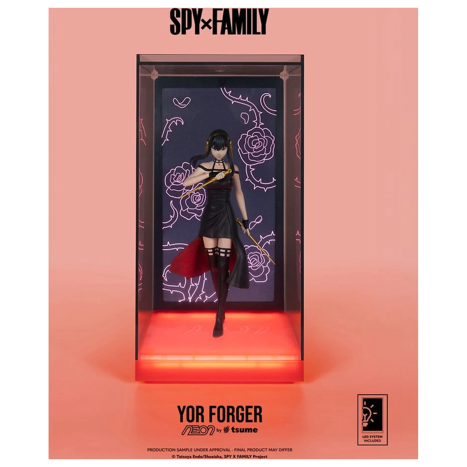 Spy x Family Neon figura 1/9 Yor Forger 20 cm termékfotó