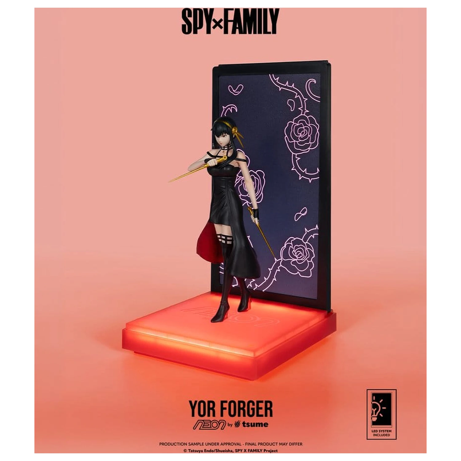Spy x Family Neon figura 1/9 Yor Forger 20 cm termékfotó
