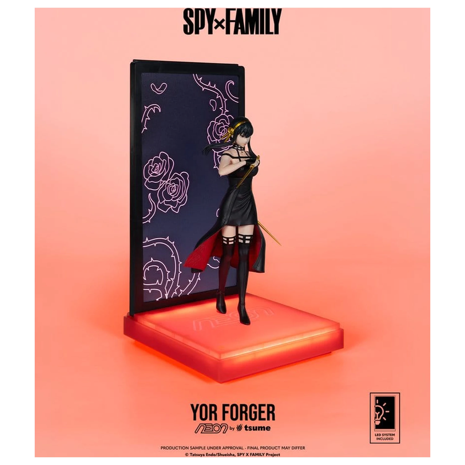 Spy x Family Neon figura 1/9 Yor Forger 20 cm termékfotó