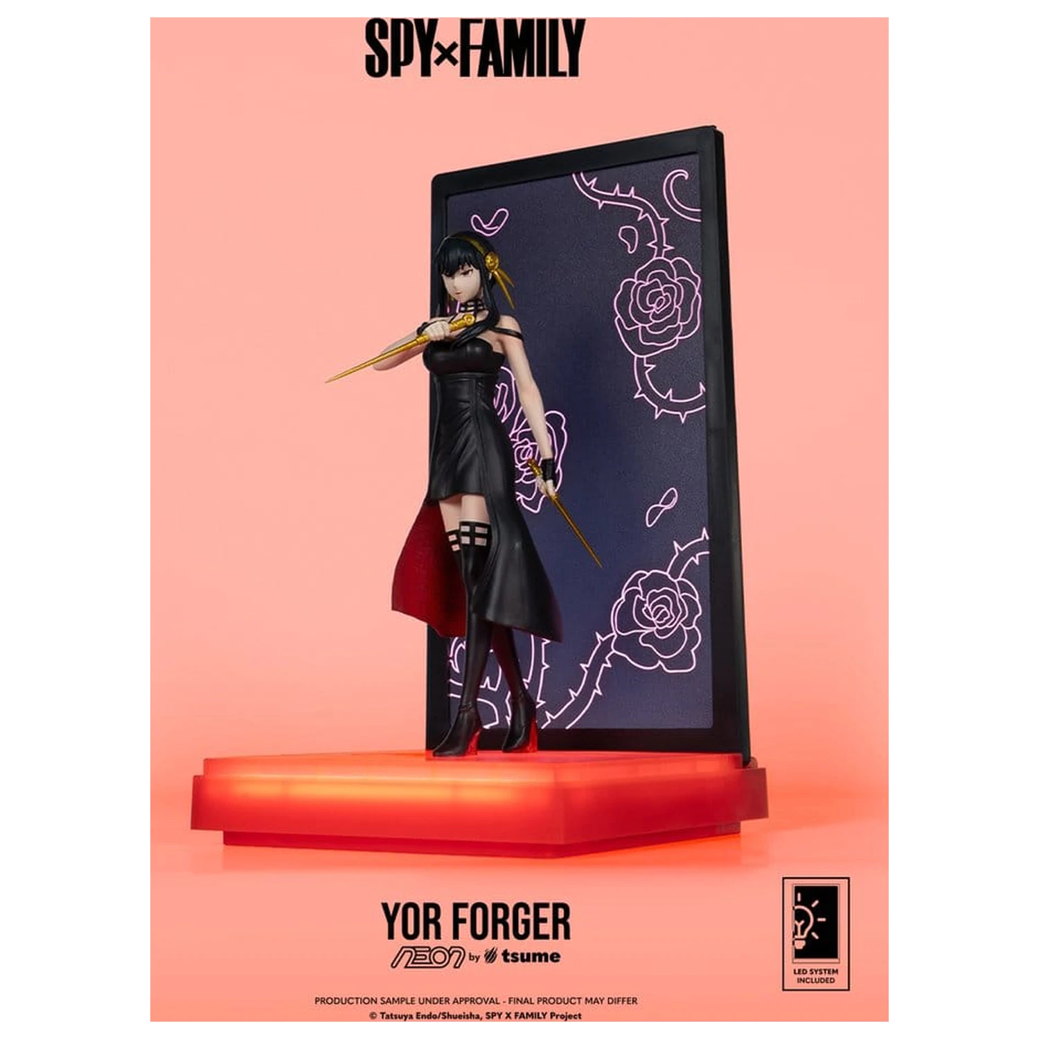 Spy x Family Neon figura 1/9 Yor Forger 20 cm termékfotó