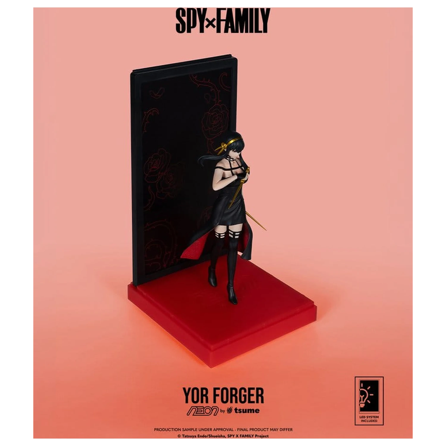 Spy x Family Neon figura 1/9 Yor Forger 20 cm termékfotó