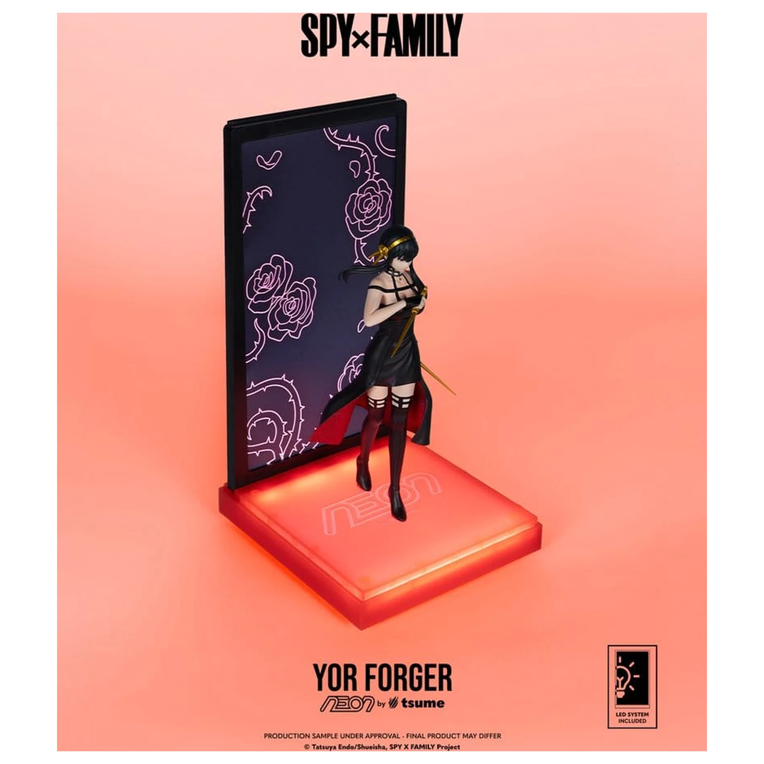Spy x Family Neon figura 1/9 Yor Forger 20 cm termékfotó
