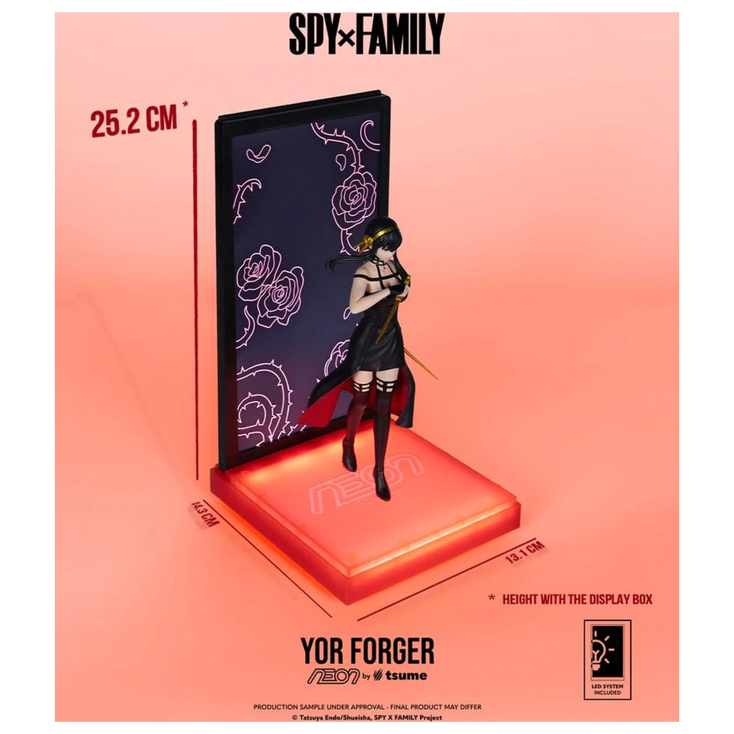 Spy x Family Neon figura 1/9 Yor Forger 20 cm termékfotó