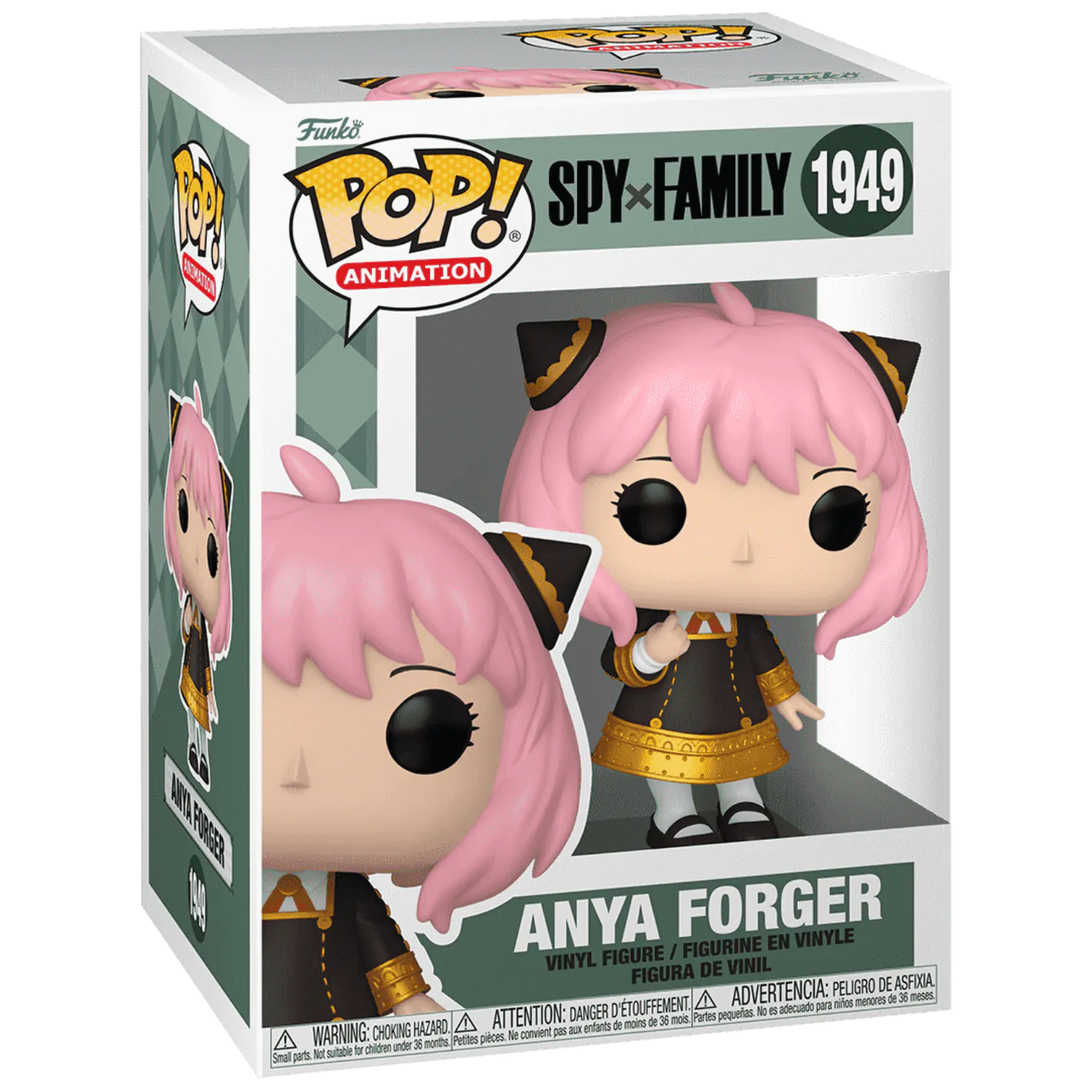 Spy x Family Pop! Animation Vinyl figura Anya Forger 9 cm termékfotó