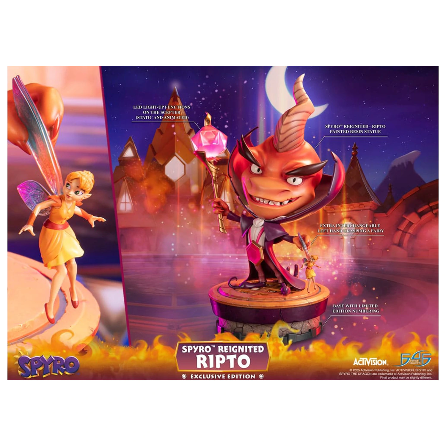 Spyro Reignited Ripto Exkluzív Edition szobor figura 47 cm termékfotó