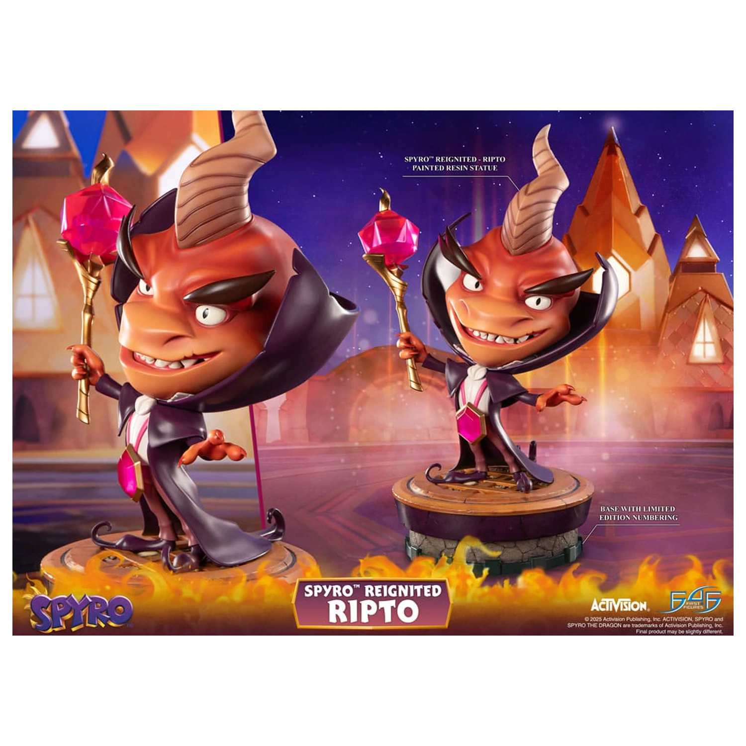 Spyro Reignited Ripto szobor figura 47 cm termékfotó