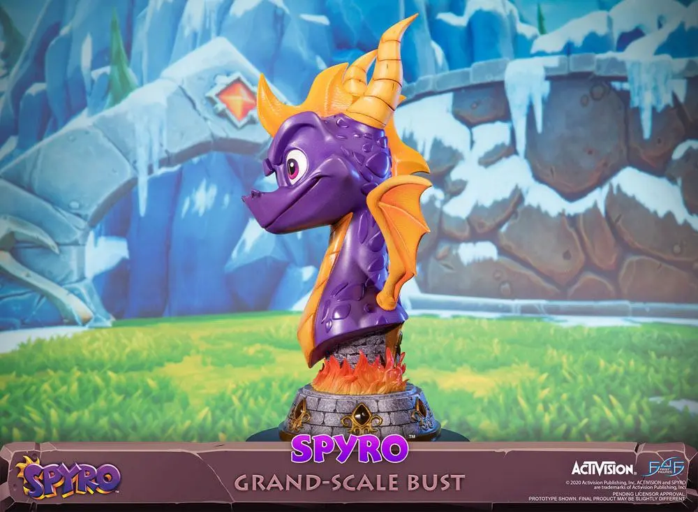 Spyro Reignited Trilogy Grand Scale Spyro mellszobor figura 38 cm termékfotó