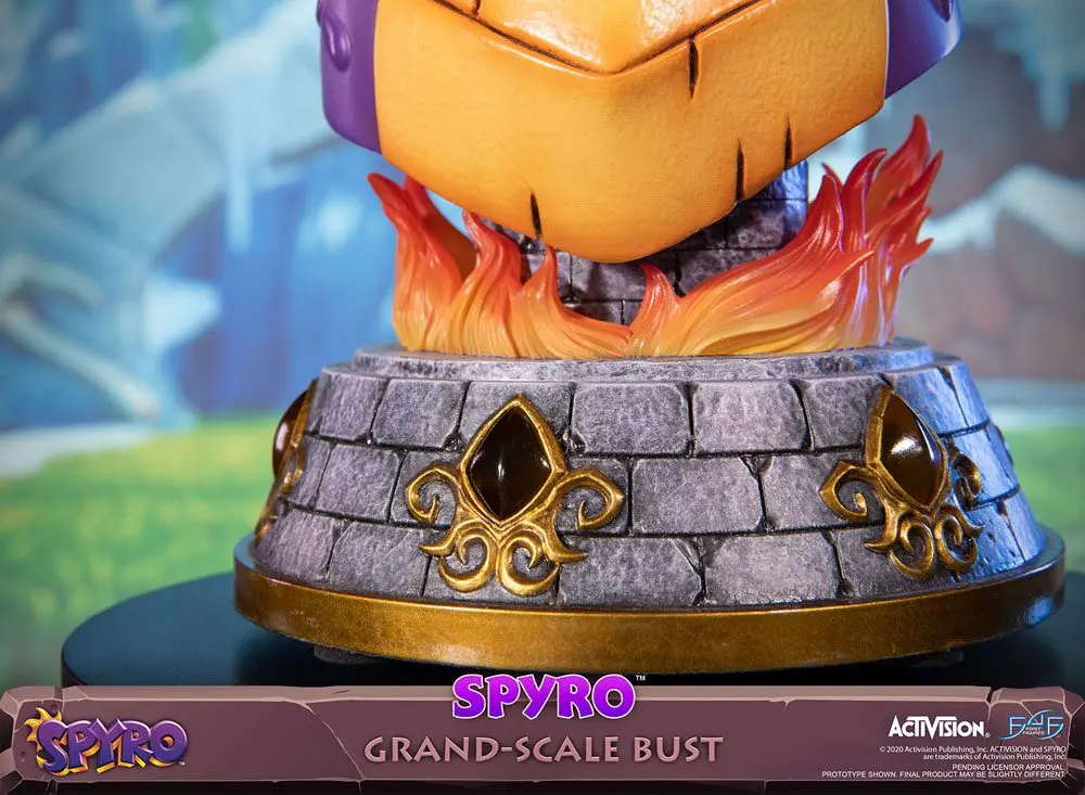 Spyro Reignited Trilogy Grand Scale Spyro mellszobor figura 38 cm termékfotó