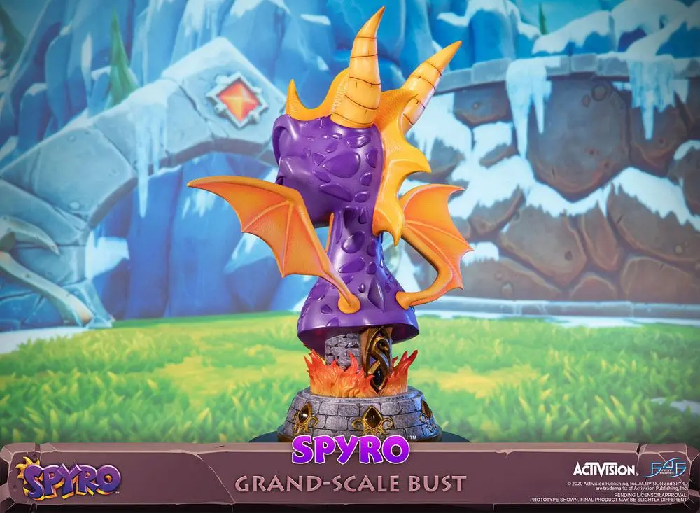 Spyro Reignited Trilogy Grand Scale Spyro mellszobor figura 38 cm termékfotó