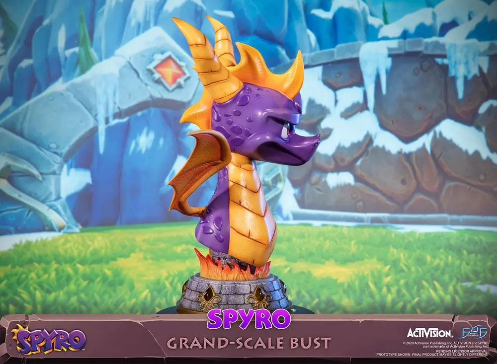 Spyro Reignited Trilogy Grand Scale Spyro mellszobor figura 38 cm termékfotó