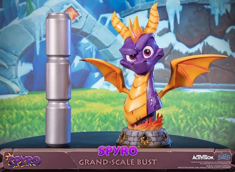 Spyro Reignited Trilogy Grand Scale Spyro mellszobor figura 38 cm termékfotó