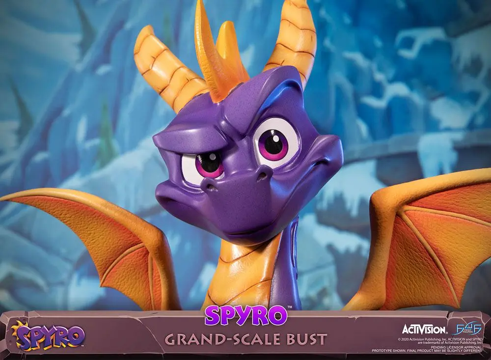 Spyro Reignited Trilogy Grand Scale Spyro mellszobor figura 38 cm termékfotó