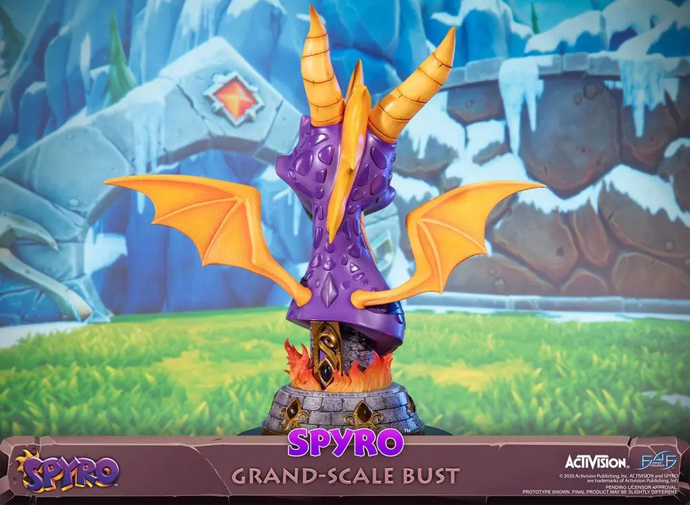 Spyro Reignited Trilogy Grand Scale Spyro mellszobor figura 38 cm termékfotó