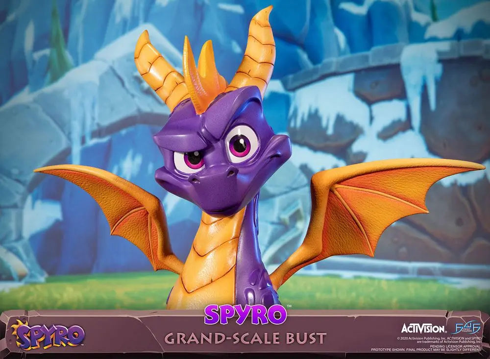 Spyro Reignited Trilogy Grand Scale Spyro mellszobor figura 38 cm termékfotó