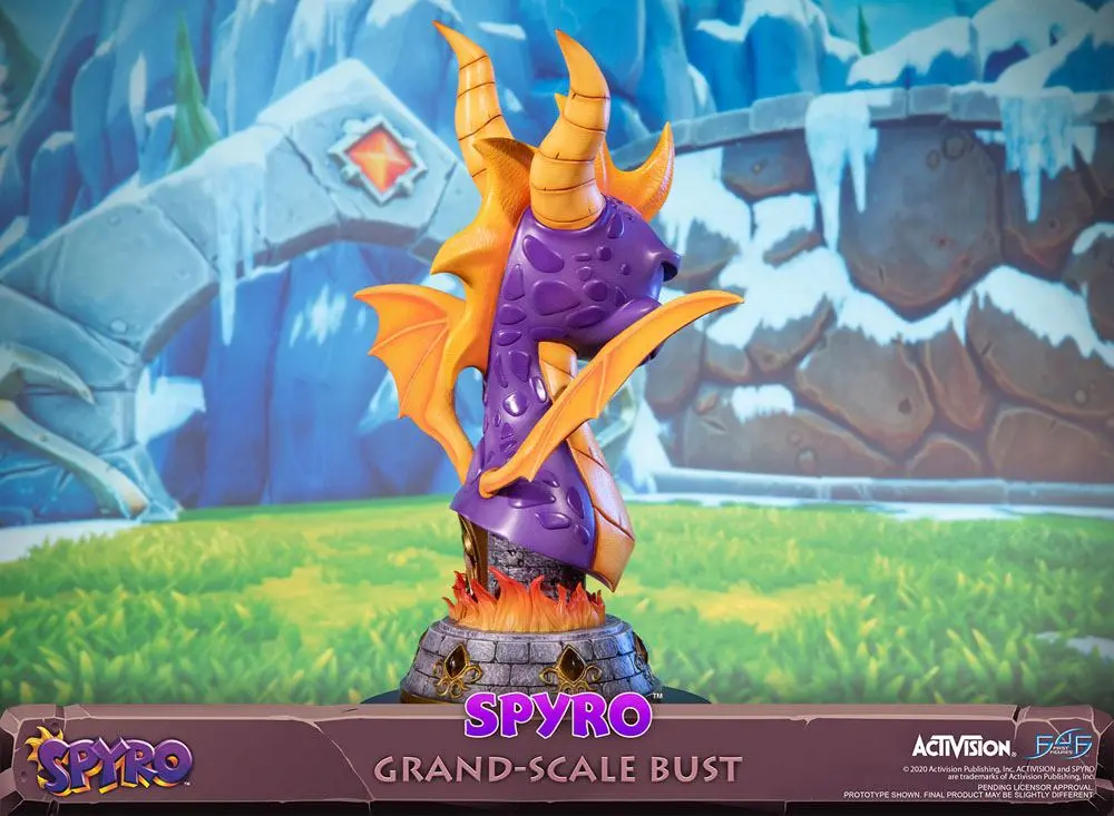 Spyro Reignited Trilogy Grand Scale Spyro mellszobor figura 38 cm termékfotó