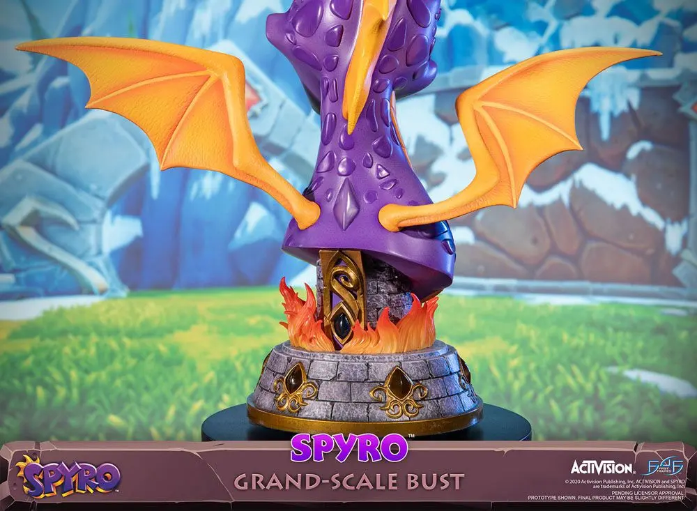 Spyro Reignited Trilogy Grand Scale Spyro mellszobor figura 38 cm termékfotó