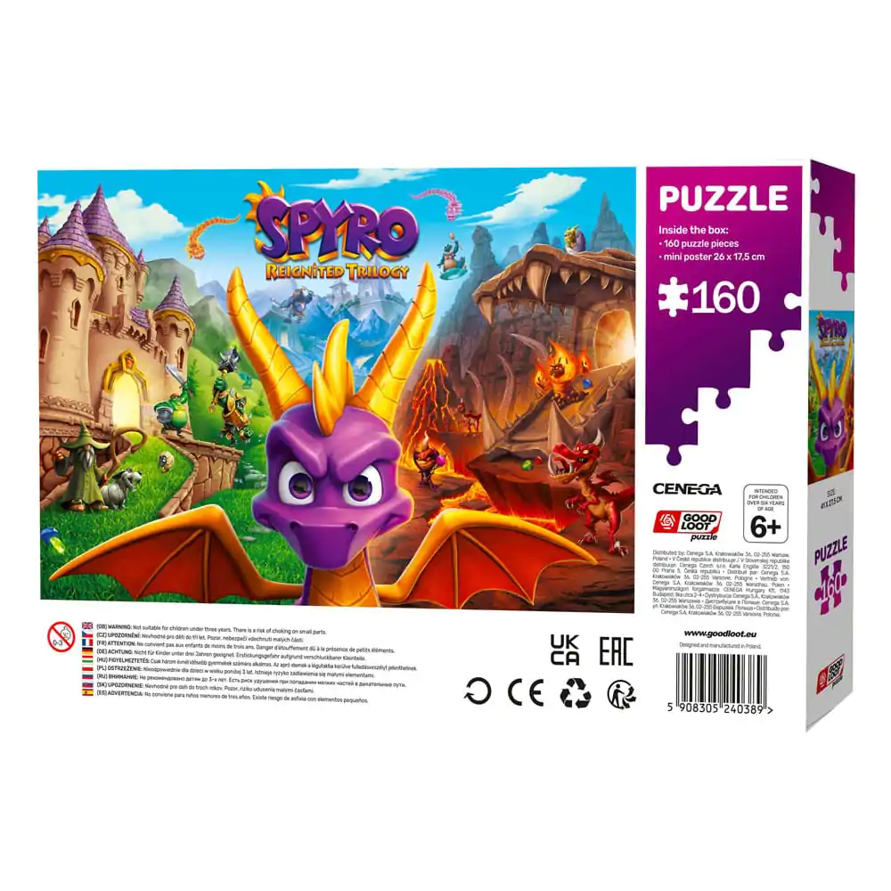 Spyro Reignited Trilogy gyerek puzzle (160 darab) termékfotó