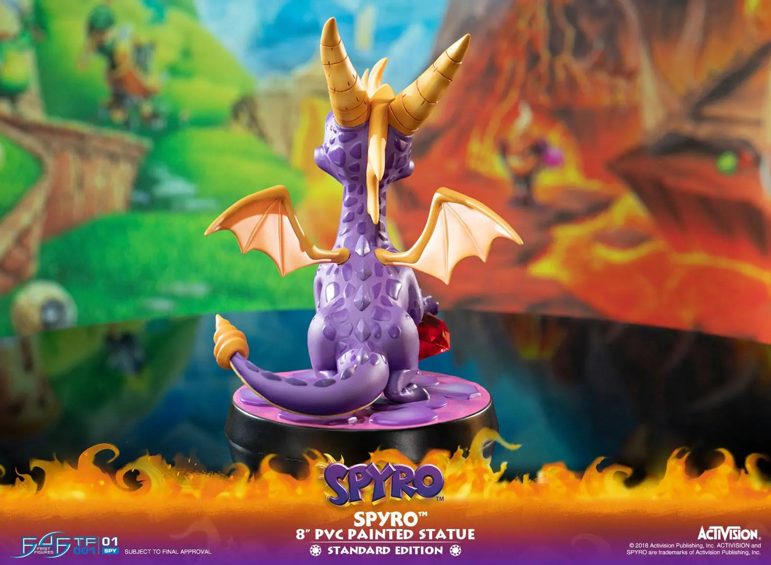 Spyro the Dragon Spyro PVC szobor figura 20 cm termékfotó