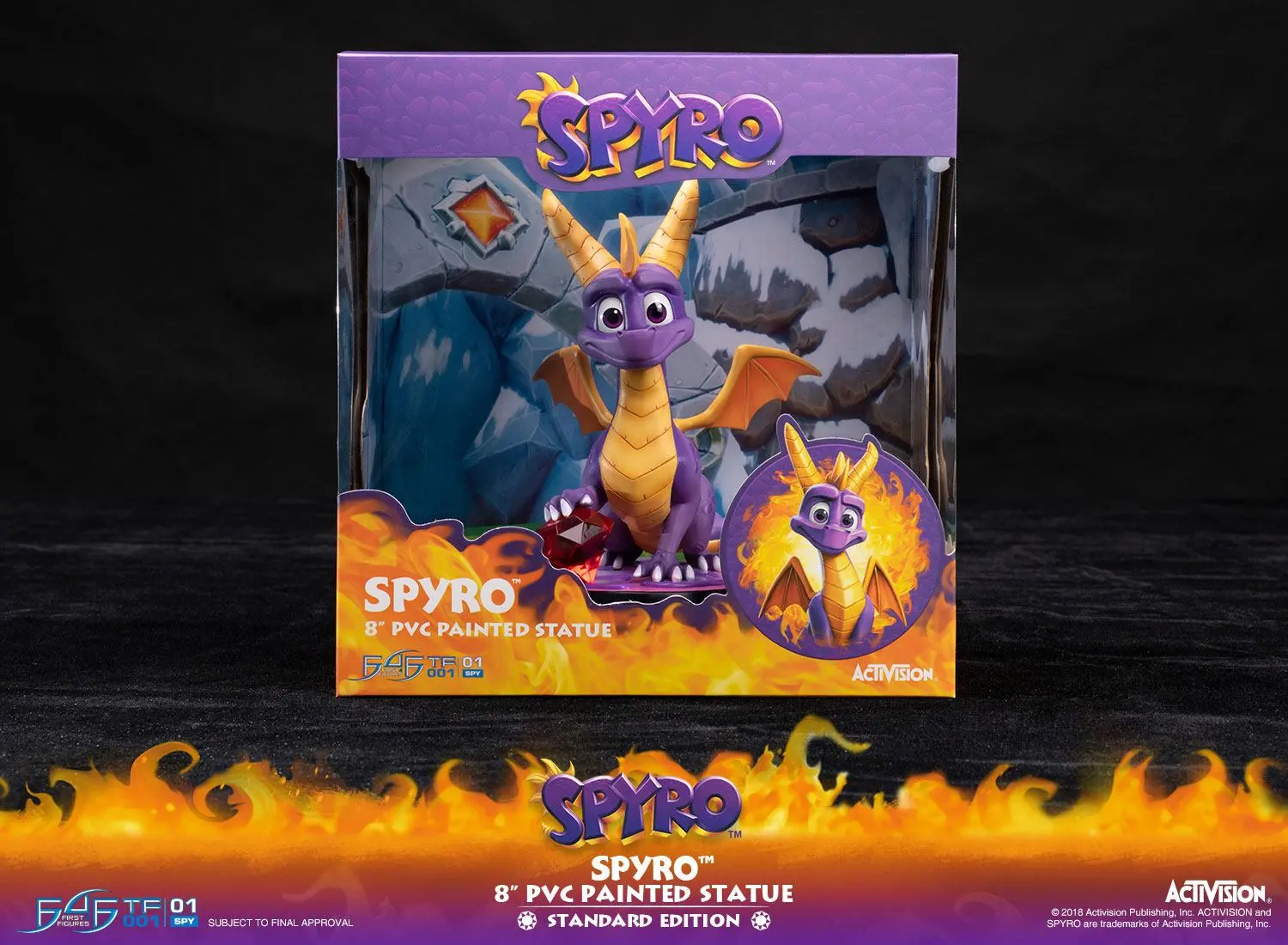 Spyro the Dragon Spyro PVC szobor figura 20 cm termékfotó