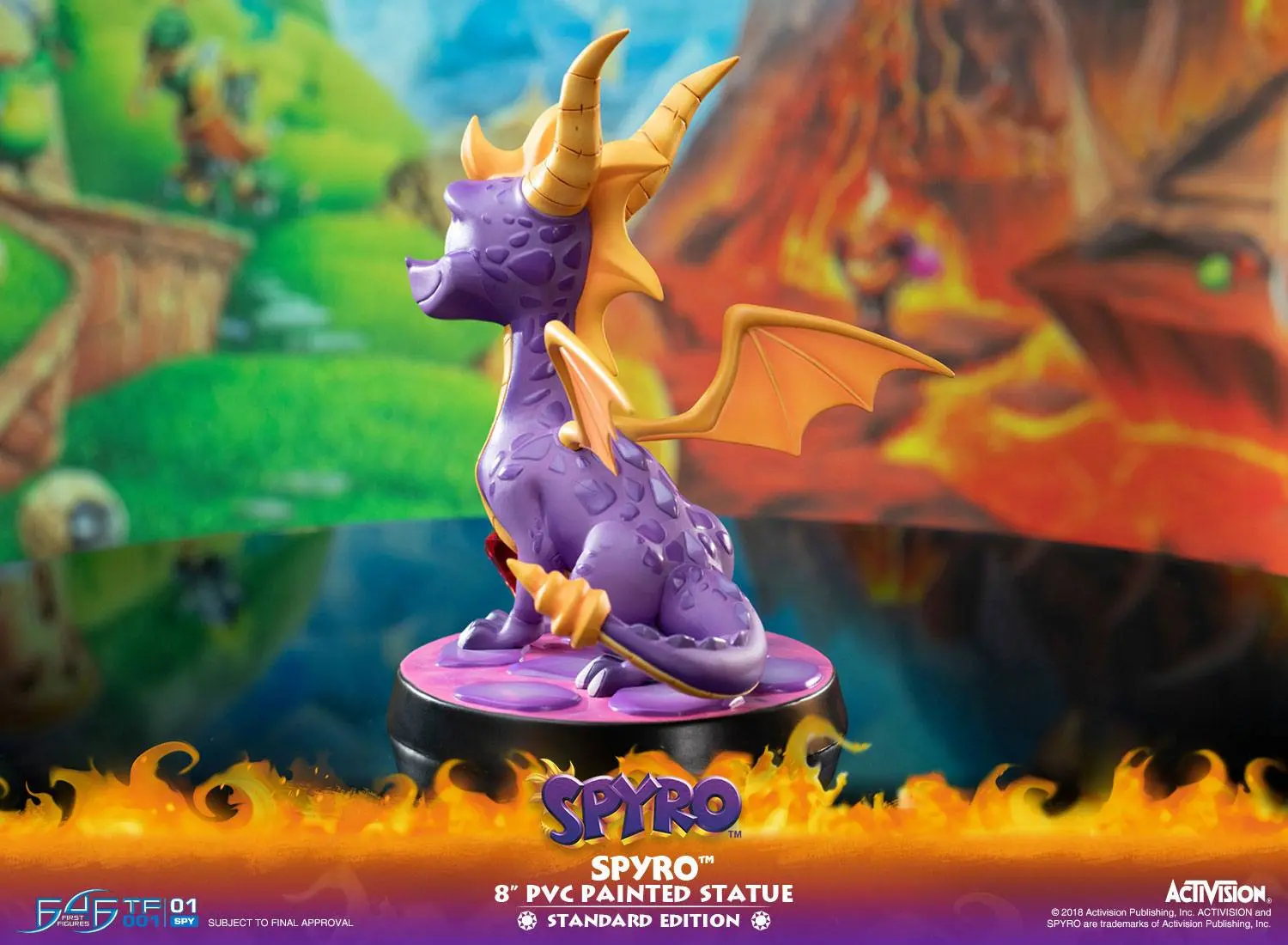 Spyro the Dragon Spyro PVC szobor figura 20 cm termékfotó
