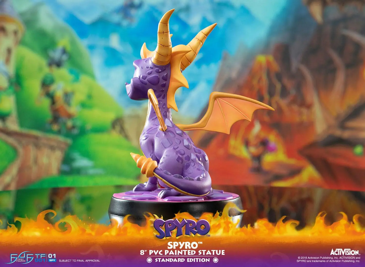 Spyro the Dragon Spyro PVC szobor figura 20 cm termékfotó