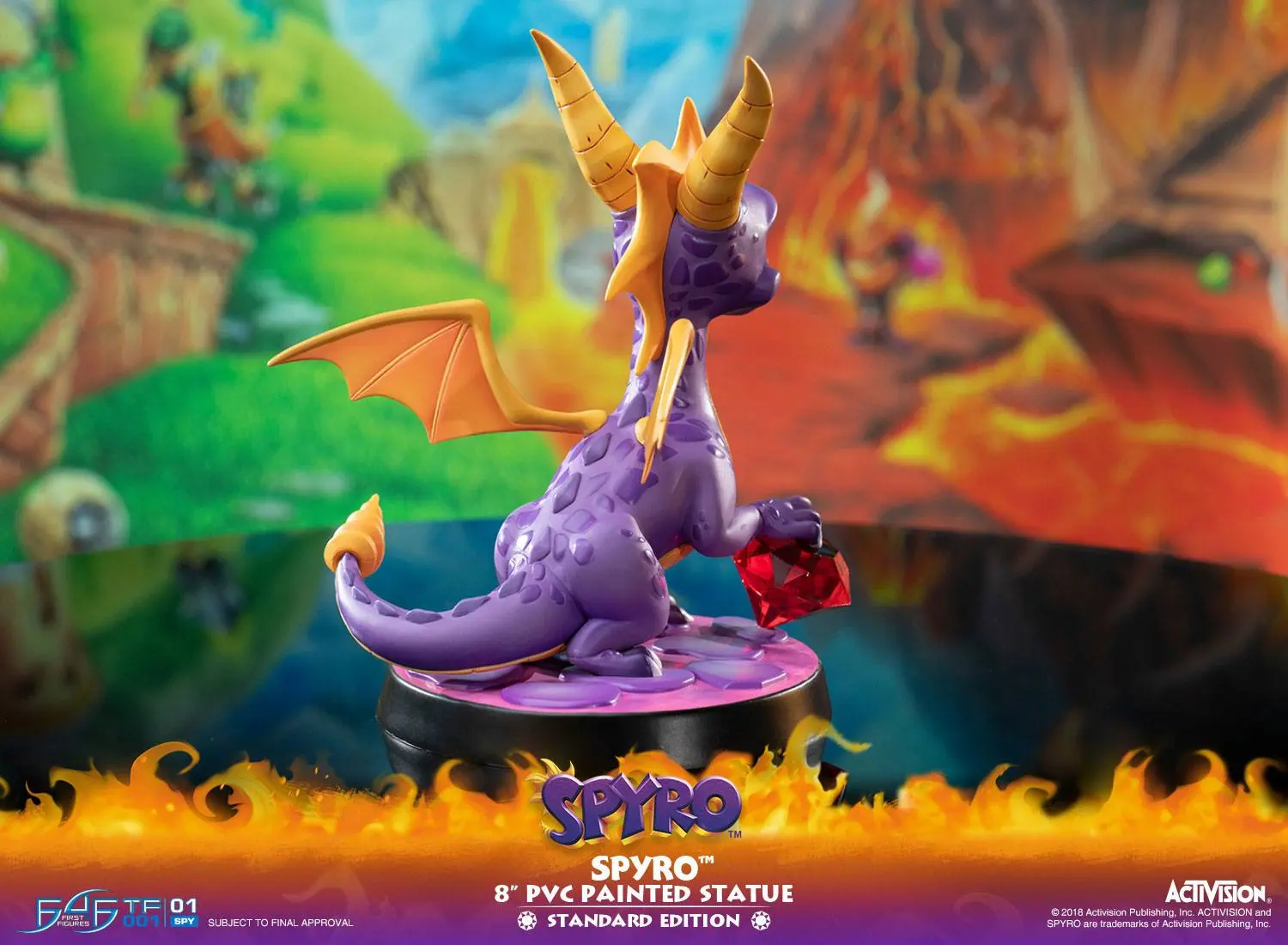 Spyro the Dragon Spyro PVC szobor figura 20 cm termékfotó