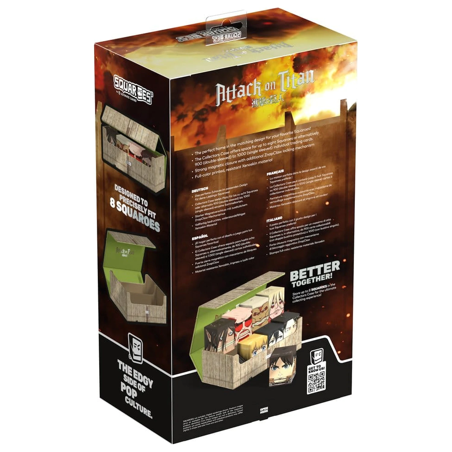 Squaroes - Collectors Case 800 Attack on Titan - Shiganshina District termékfotó