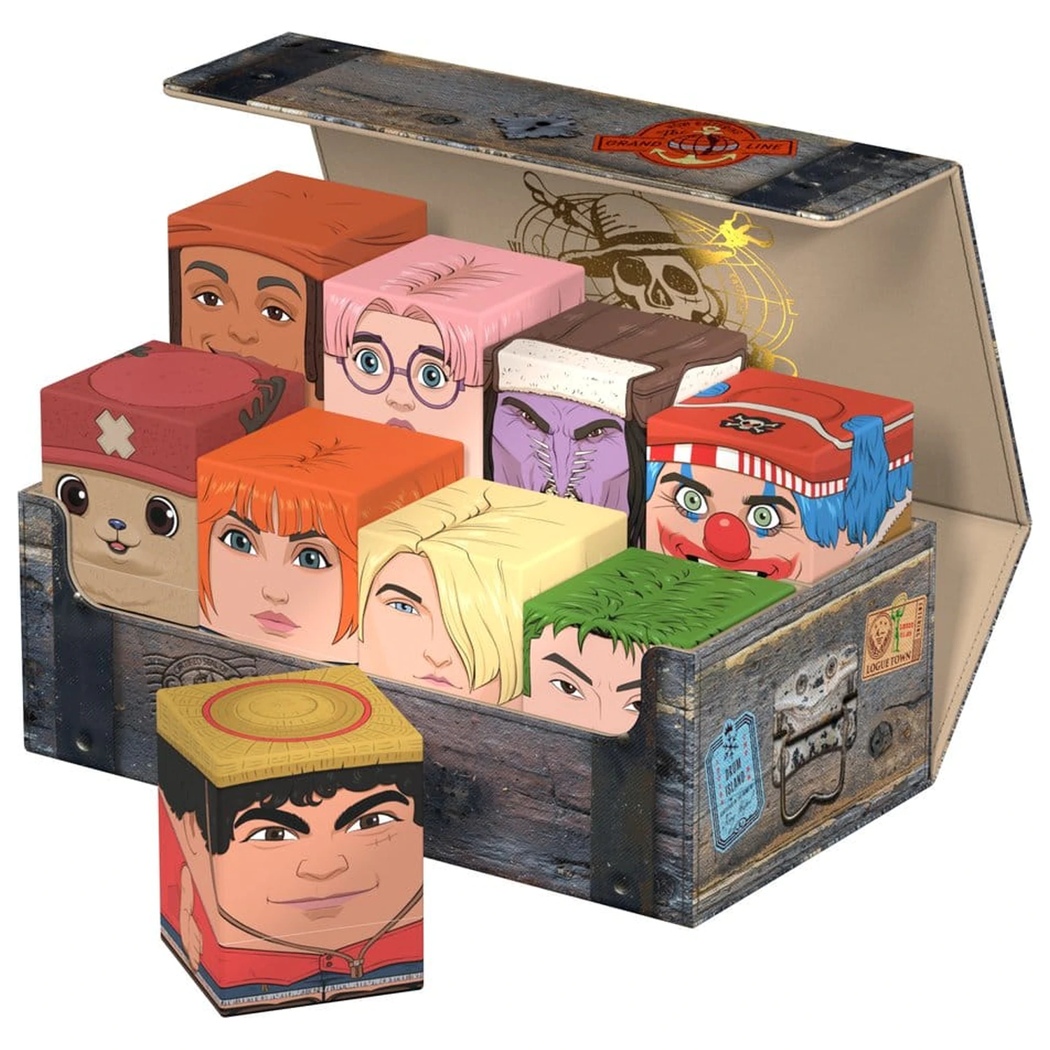 Squaroes Collectors Case 800 ONE PIECE - Wooden Chest termékfotó