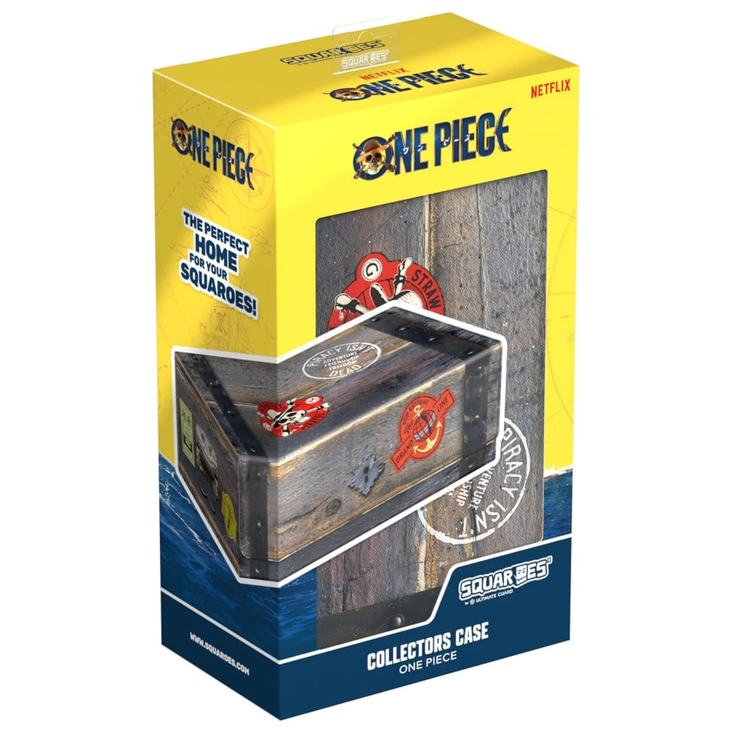 Squaroes Collectors Case 800 ONE PIECE - Wooden Chest termékfotó