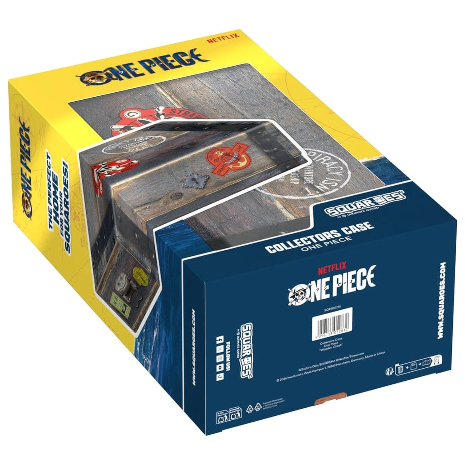 Squaroes Collectors Case 800 ONE PIECE - Wooden Chest termékfotó
