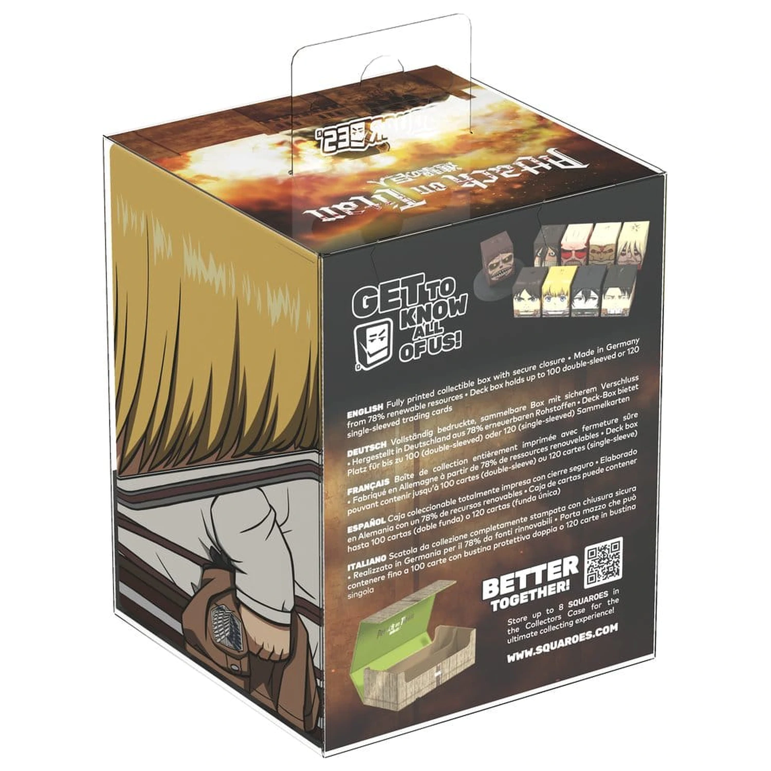 Squaroes Squaroe Attack on Titan AOT002 - Armin Arlert termékfotó