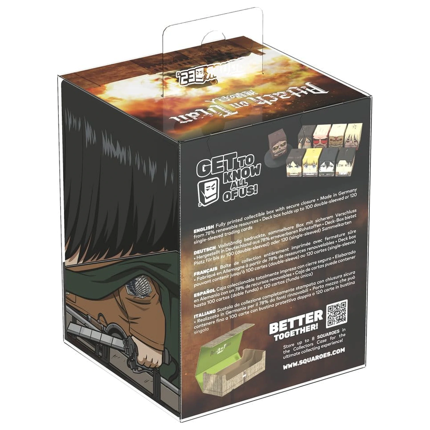 Squaroes Squaroe Attack on Titan AOT003 - Mikasa Ackermann termékfotó