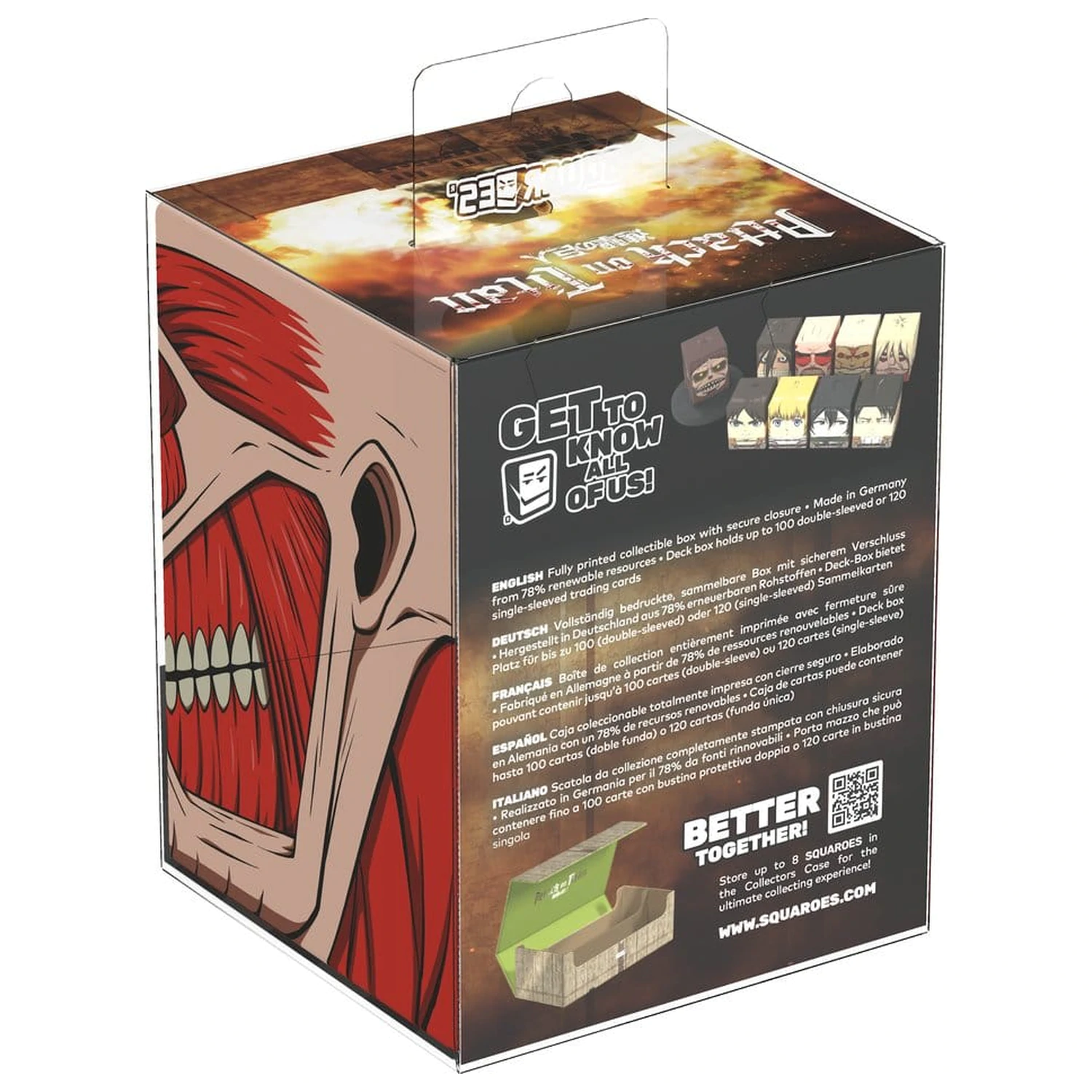 Squaroes Squaroe Attack on Titan AOT006 - Colossal Titan termékfotó