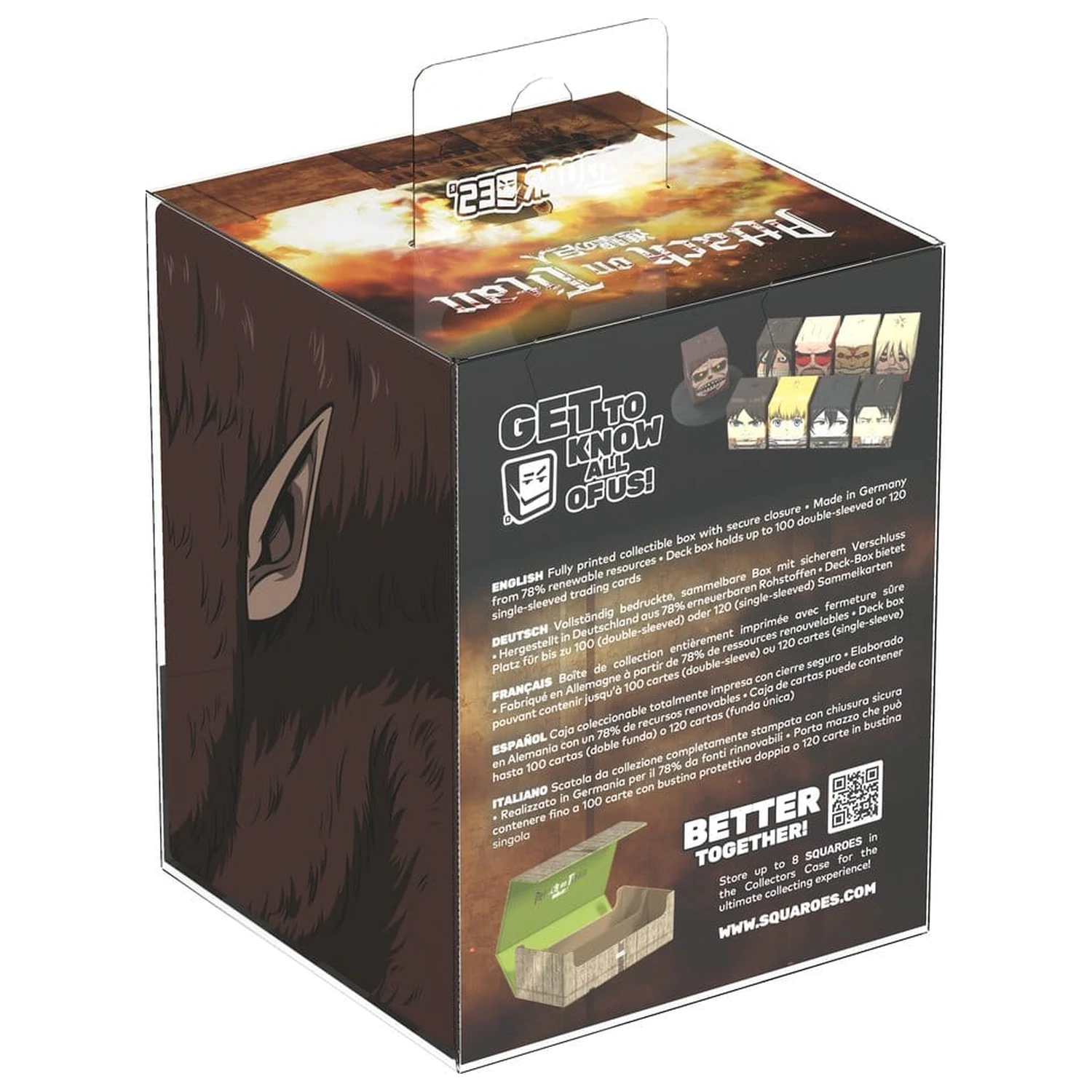 Squaroes Squaroe Attack on Titan AOT009 - Beast Titan termékfotó