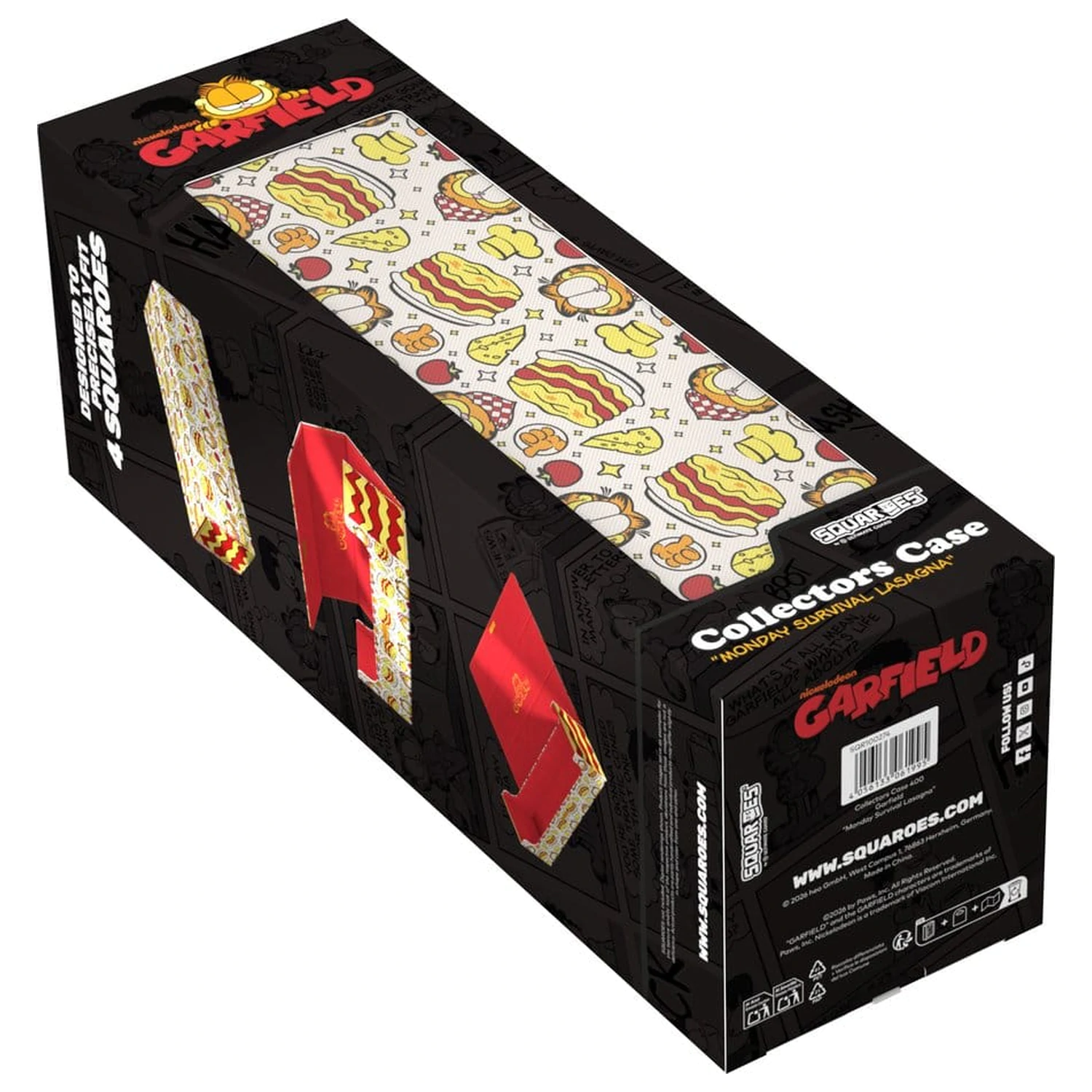 Squaroes Squaroe Garfield Collectors Case - Monday Survival Lasagna termékfotó