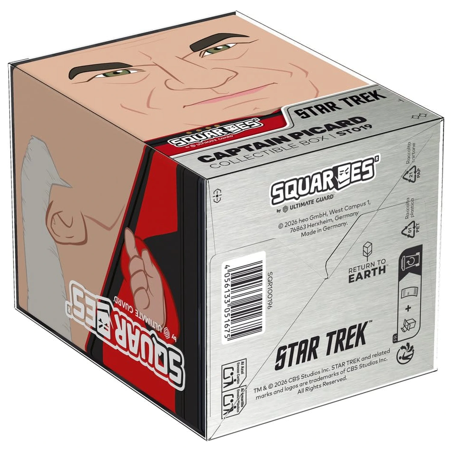 Squaroes Squaroe Star Trek: The Next Generation ST019 - Captain Picard termékfotó
