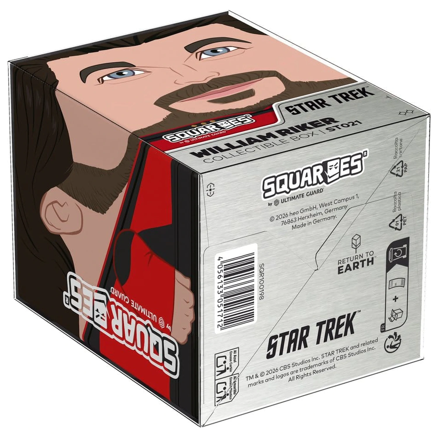 Squaroes Squaroe Star Trek: The Next Generation ST021 - William Riker termékfotó