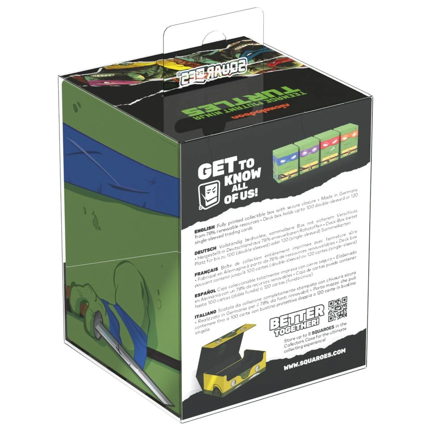 Squaroes Squaroe Teenage Mutant Ninja Turtles™ NT014 – Action Mode Leonardo termékfotó