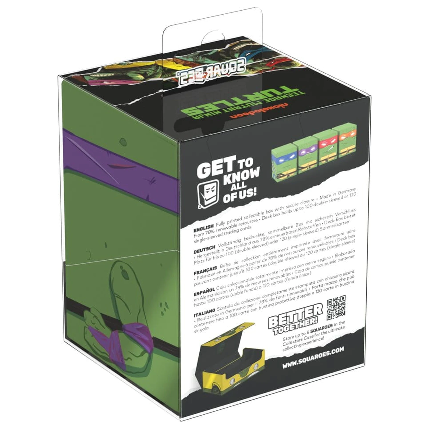 Squaroes Squaroe Teenage Mutant Ninja Turtles™ NT015 – Action Mode Donatello termékfotó