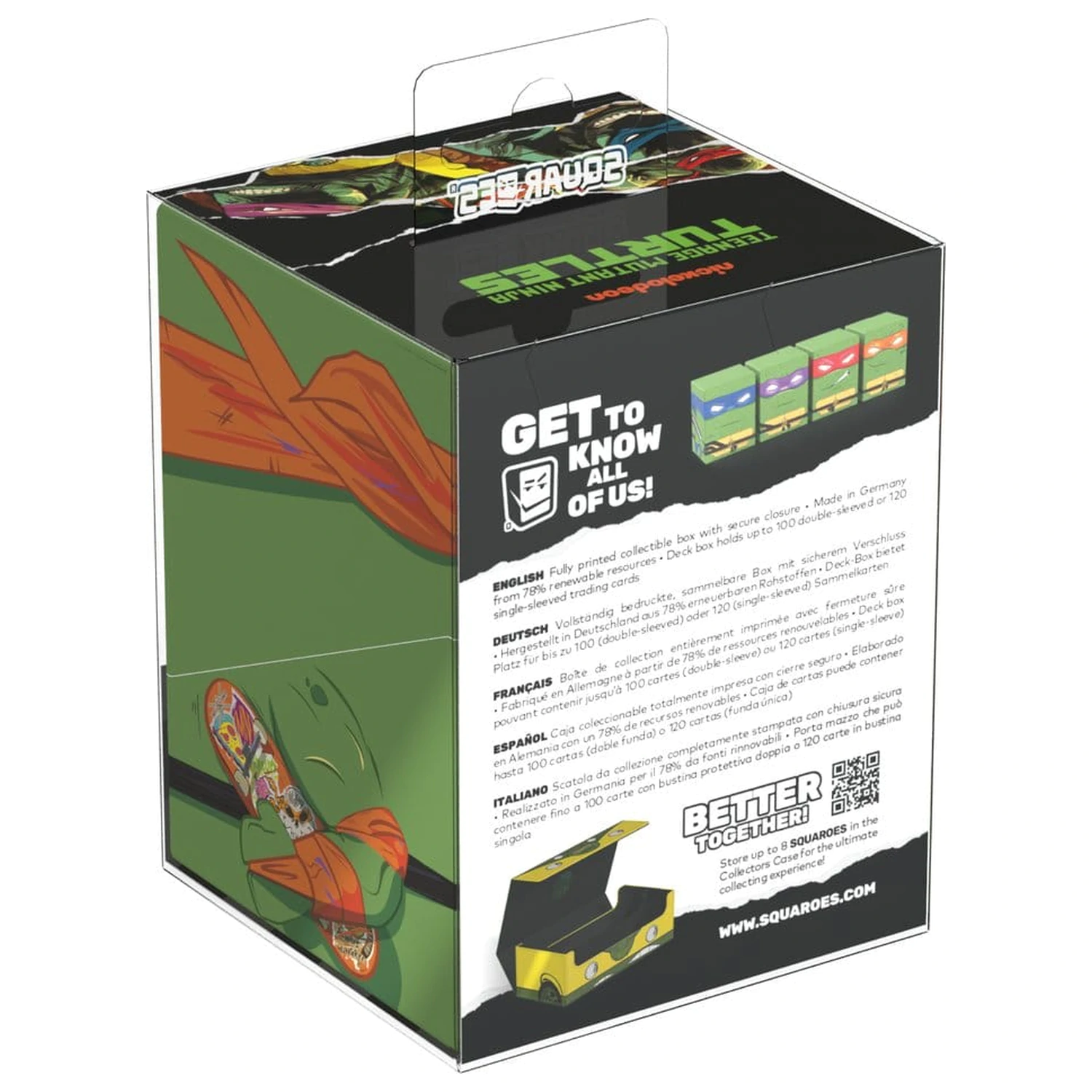 Squaroes Squaroe Teenage Mutant Ninja Turtles™ NT017 - Action Mode Michelangelo termékfotó