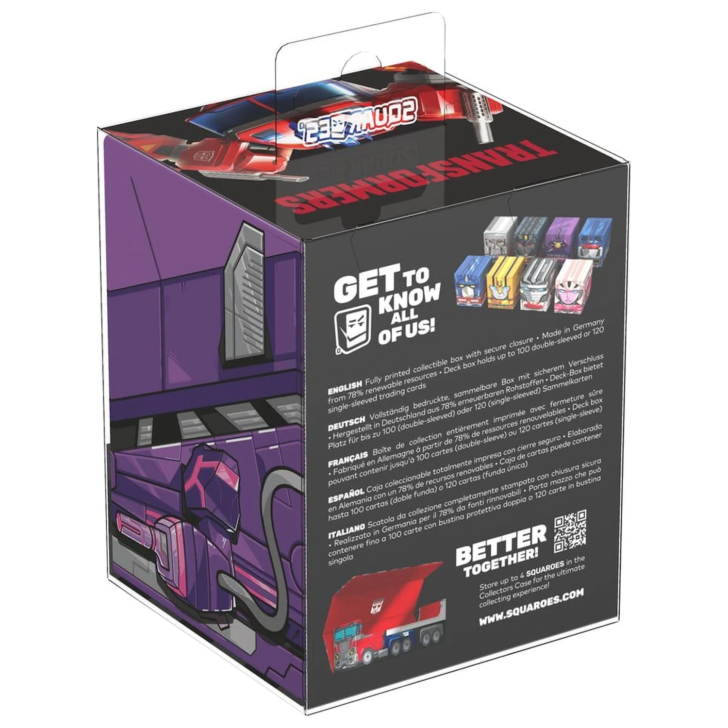 Squaroes Squaroe Transformers TR007 - Shockwave termékfotó