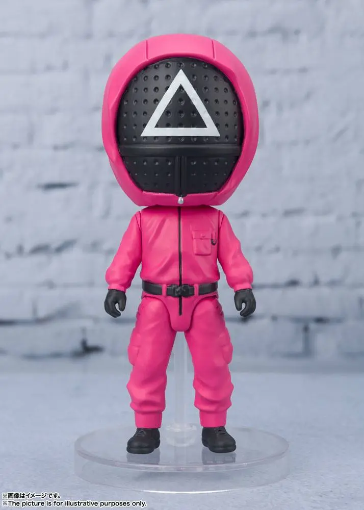 Squid Game Figuarts mini akciófigura Masked Soldier 9 cm termékfotó